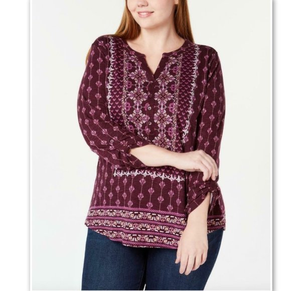 macys peasant tops
